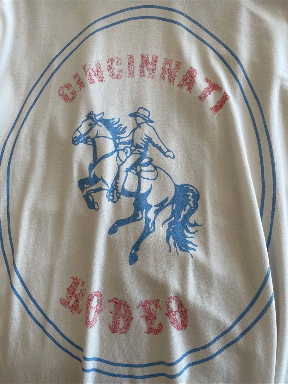 M.  Cincinnati Rodeo Graphic Tee - White - Picture 3 of 5